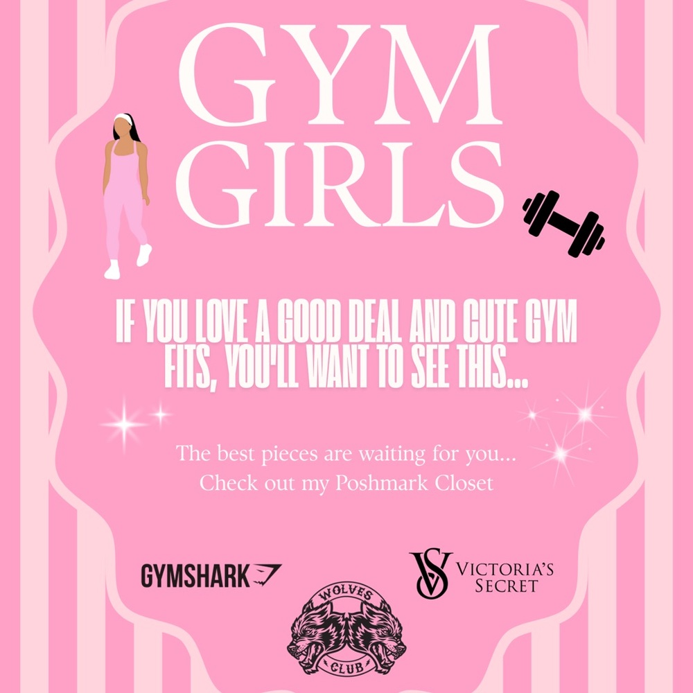 Your Dream GYM Closet is ONE Click away…🎀🎧💕